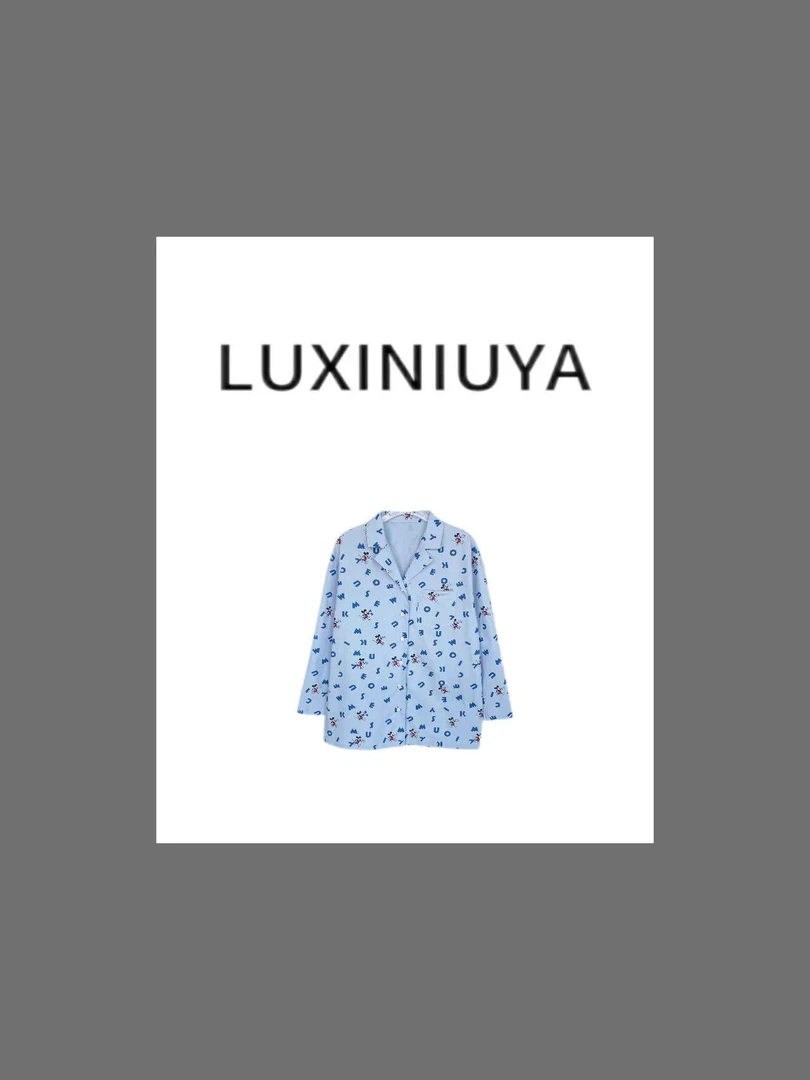 【LUXINIUYA】 仙女必入款!100纯棉小米奇睡衣外穿家居服CX2397