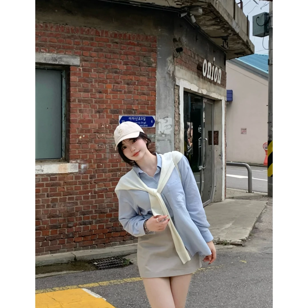 MengFairy清清【初恋套装 半裙】韩版气质显瘦半身裙时尚百搭 3315M