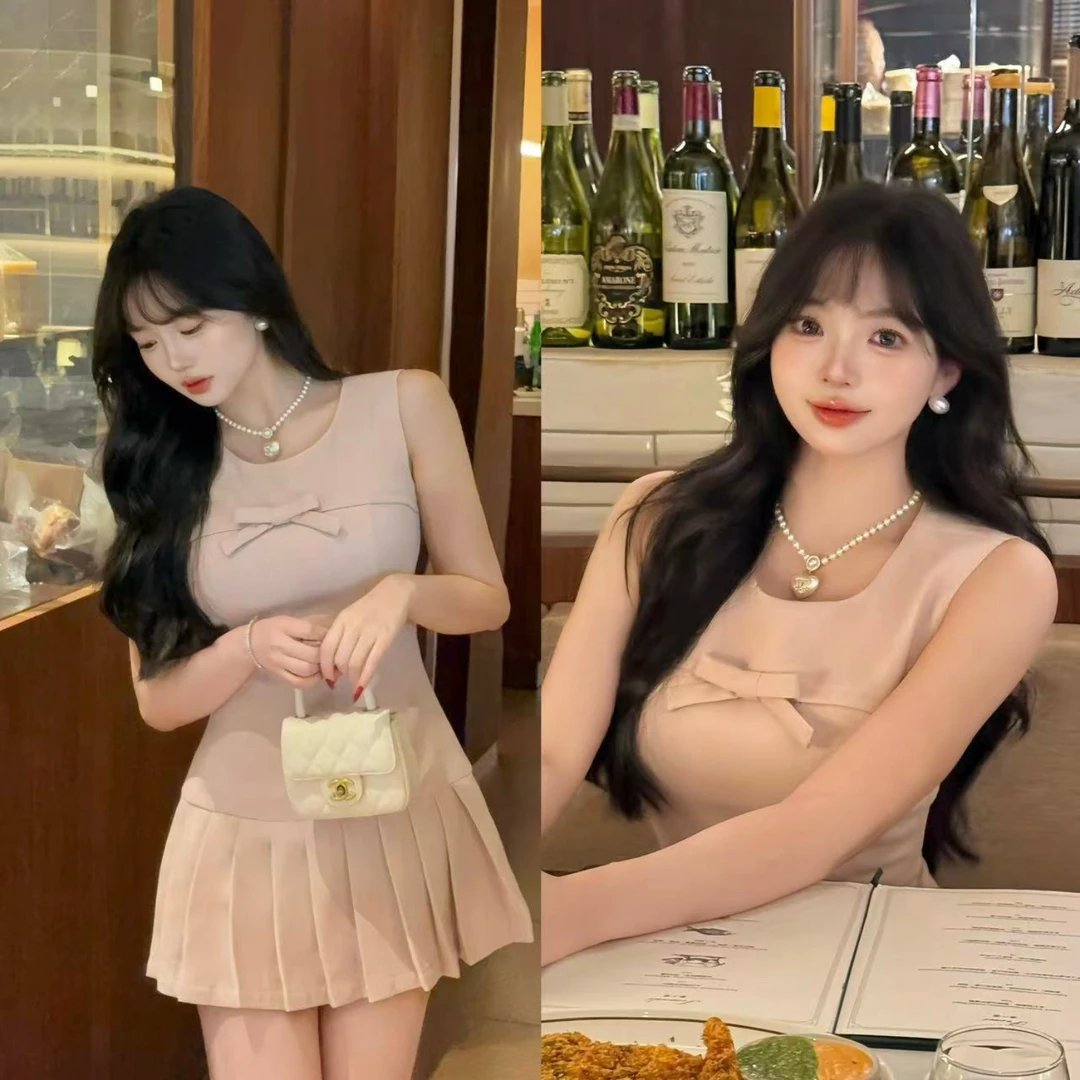 MengFairy清清【假日千金】俏皮千金气质高级连衣裙 高智淡人 3504