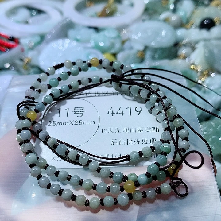 翡翠颈饰未镶嵌翡翠