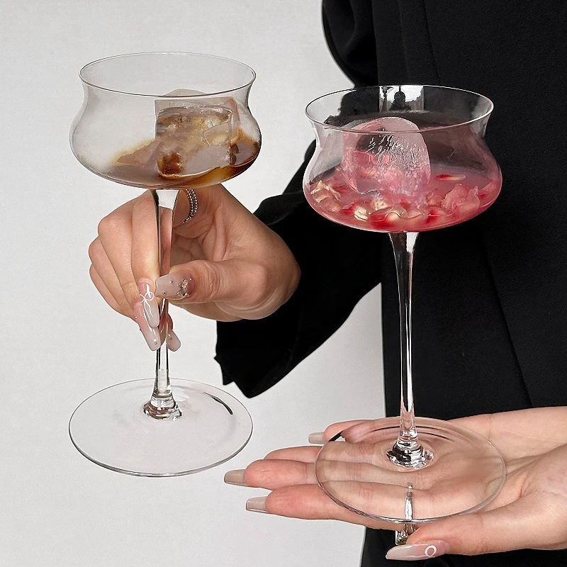 微醺特调鸡尾酒杯高脚玻璃杯创意香槟酒杯个性果汁杯饮料杯