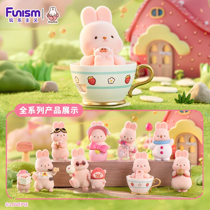 玩乐主义摸摸兔草莓镇盲盒系列送女生礼物生日情侣陪伴潮玩具摆件