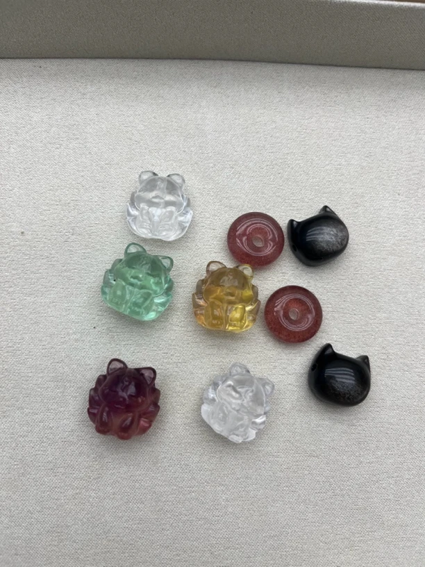 水晶镶嵌半成品直播间实物精美时尚编织