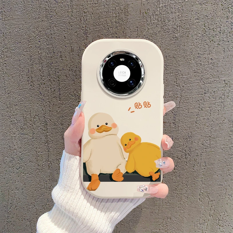 （华为Mate40系列）银镜小胖墩适用华为Mate40/Mate40Pro手机壳创意