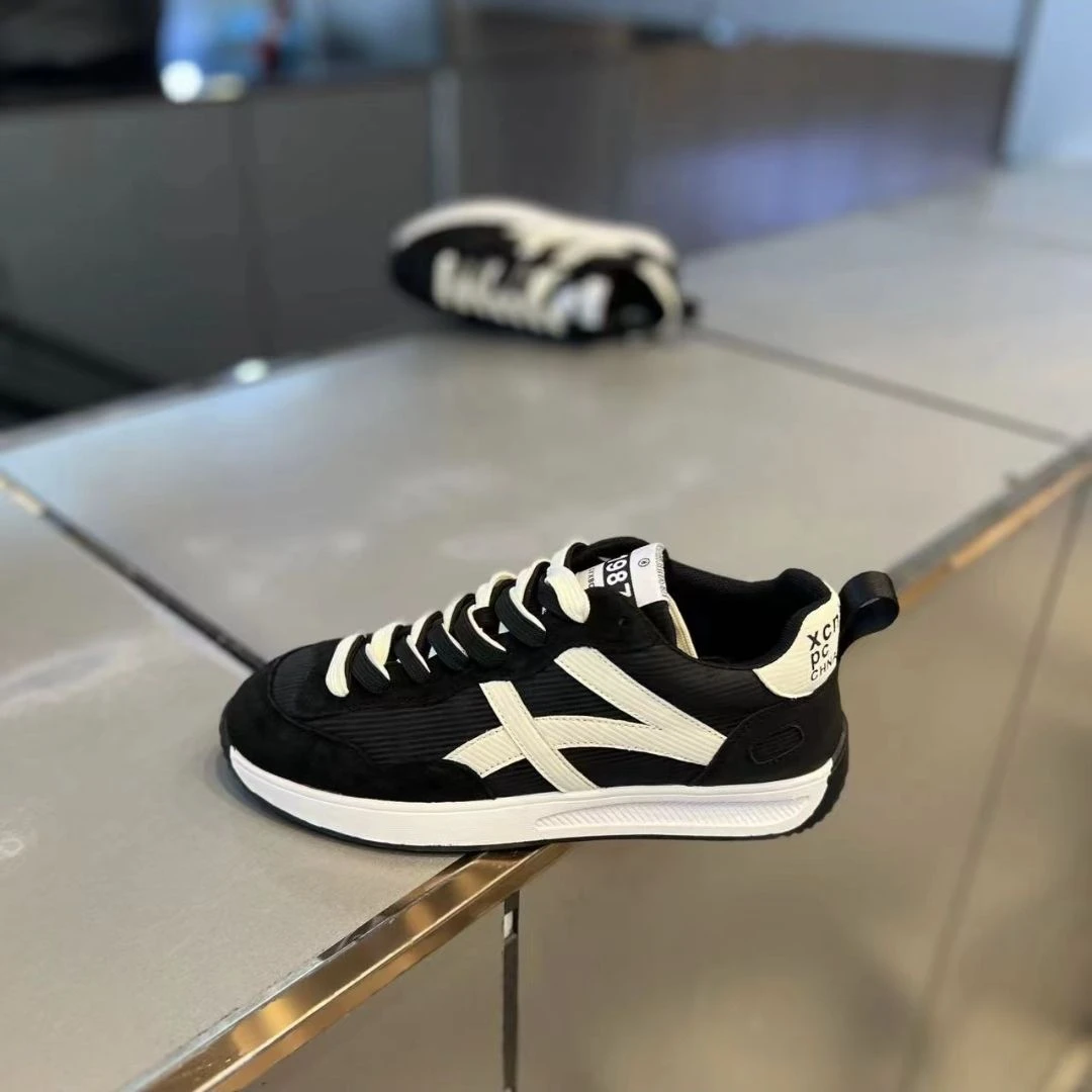 【小扬哥推荐】2023秋季新款男鞋细纹条绒拼色百搭网红舒适爆款休