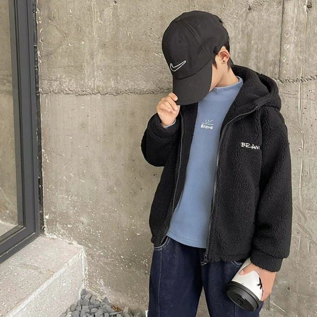 【开播福利】男童羔毛洋气加厚外套羔羔绒女童冬|22dd01