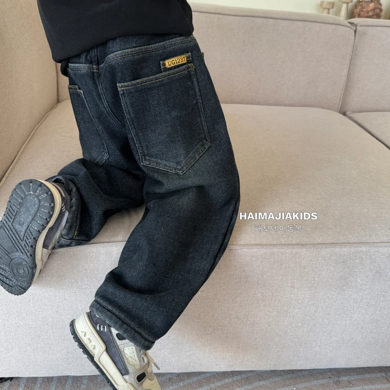 【加绒加厚】男童加绒加厚裤牛仔裤儿童裤秋冬款童裤|24dj15