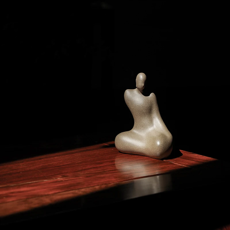 【庄家翡翠】自在 无相  紫砂摆件