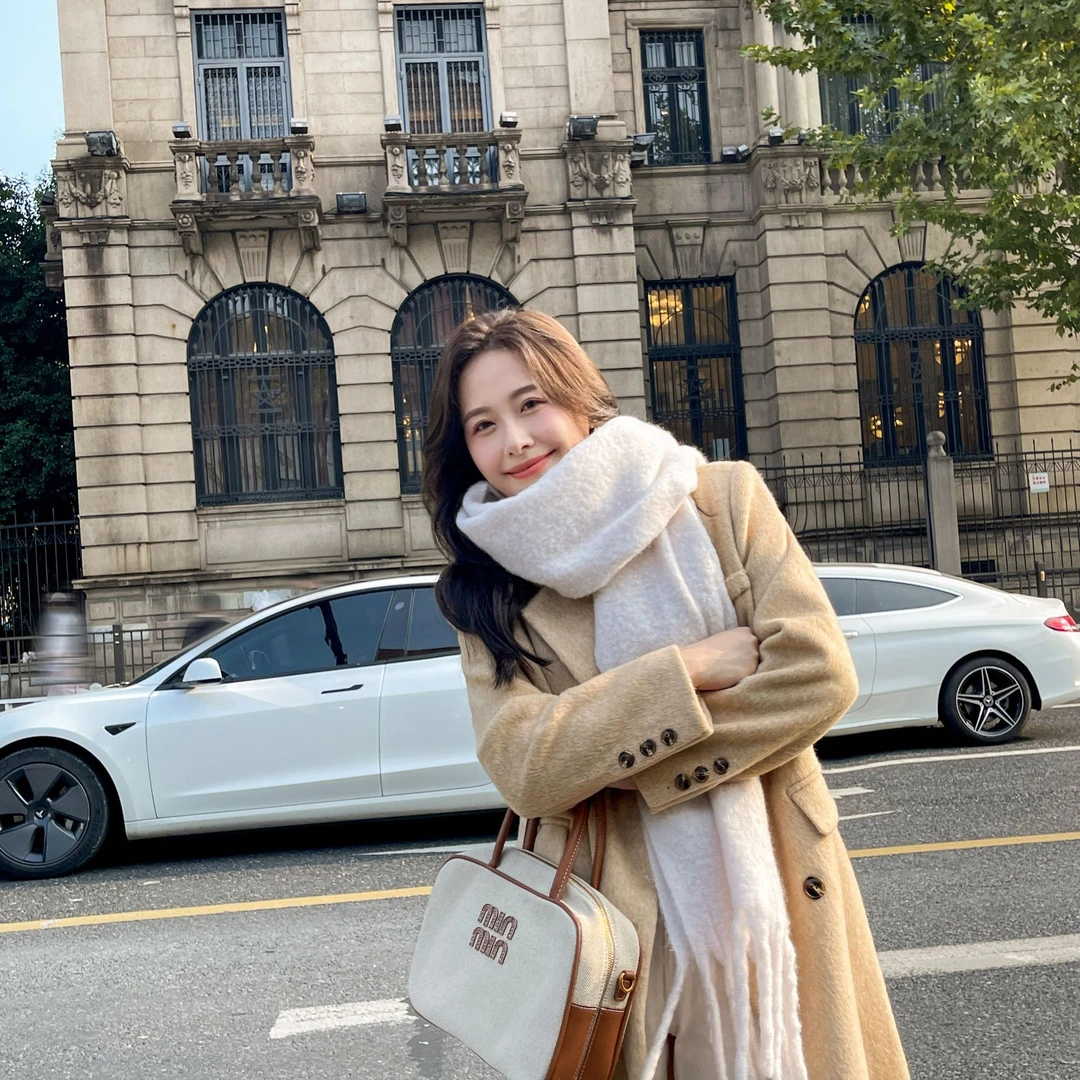 2024新款大衣加厚保暖韩版百搭时尚秋冬季9803