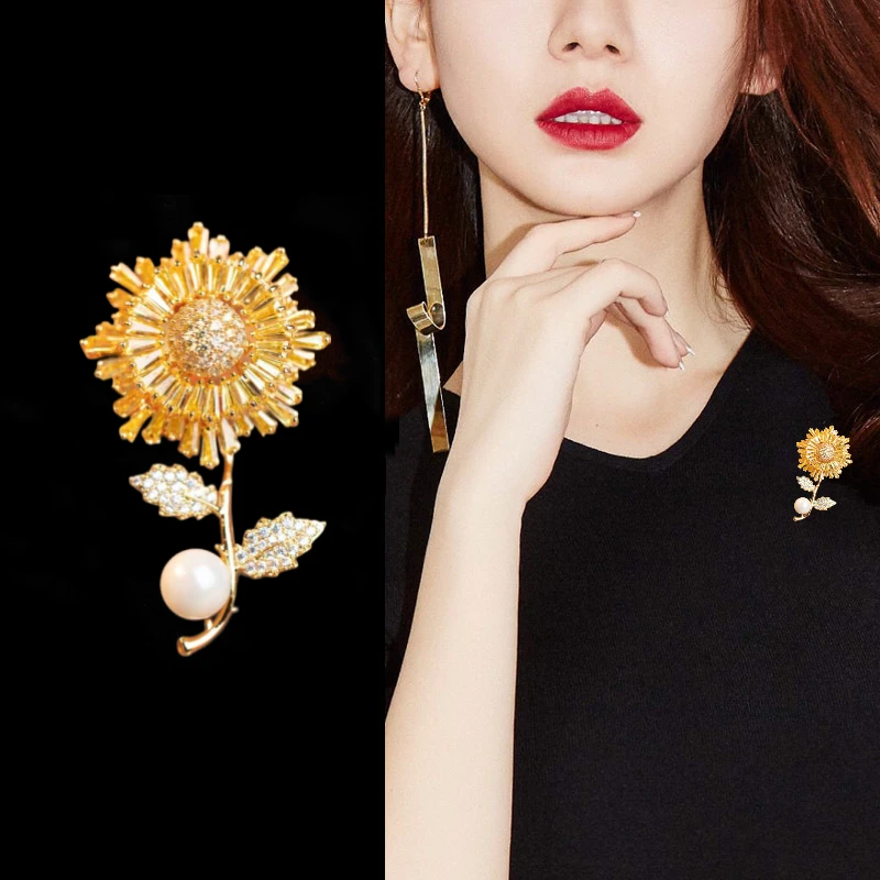 【 欣欣向荣 】蒲公英高档气质百搭胸针1791