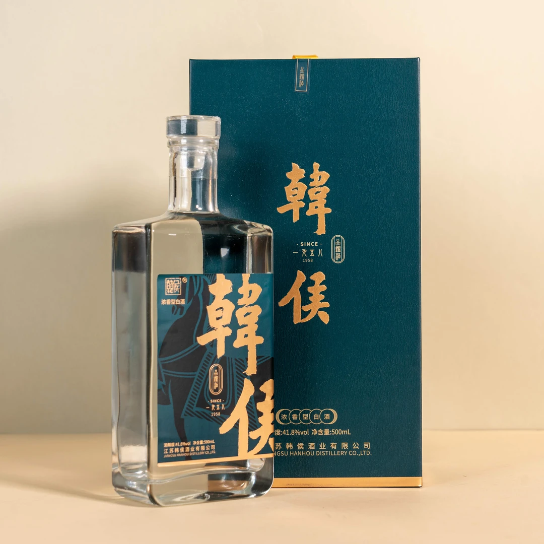 韩侯品鉴41.8浓香型小窖酝酿宴请聚会纯粮食白酒整箱 41.8%vol500