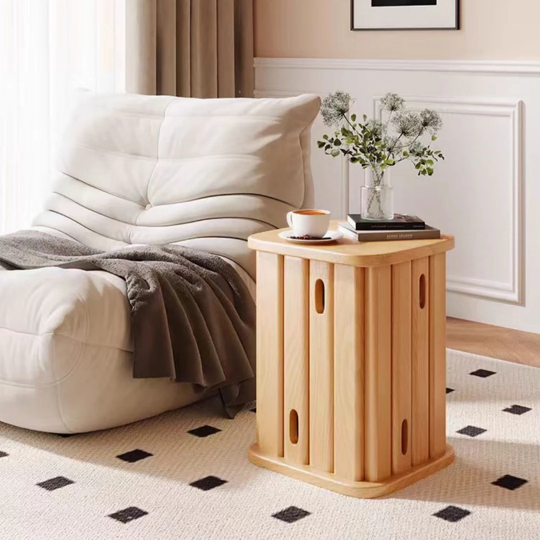 设计款凳子高颜值家用极简风实木矮凳结实耐用小凳子方凳