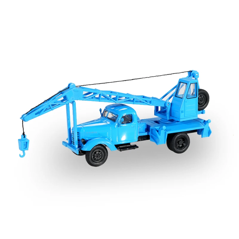 拓意1/64解放军用卡车5吨起重机吊车汽车模型合金小汽车玩具102号