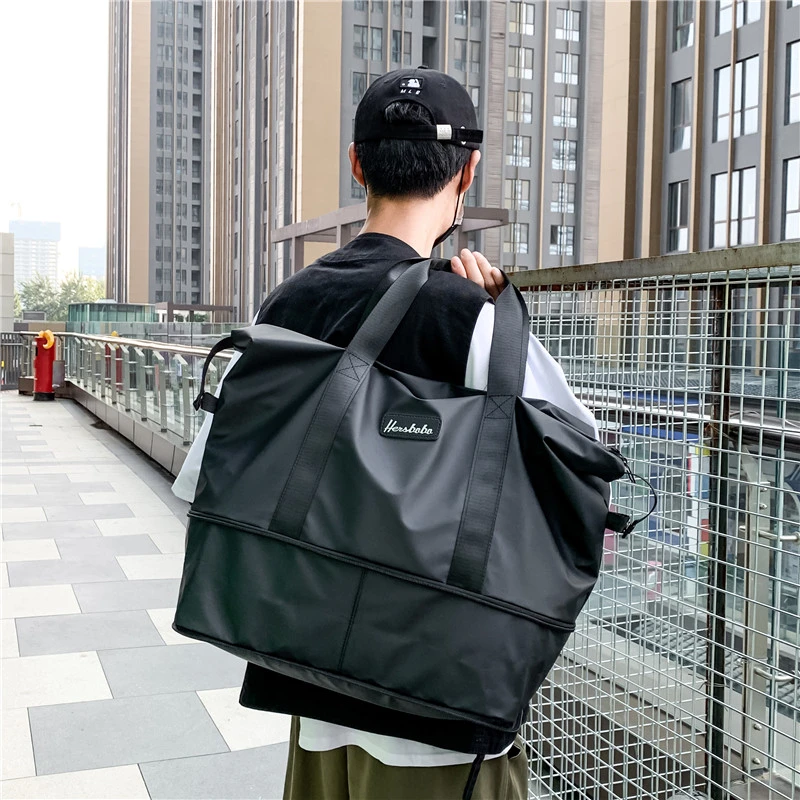 短途轻便携旅游手提小型男旅行包女大容量行李包袋子时尚外出差门