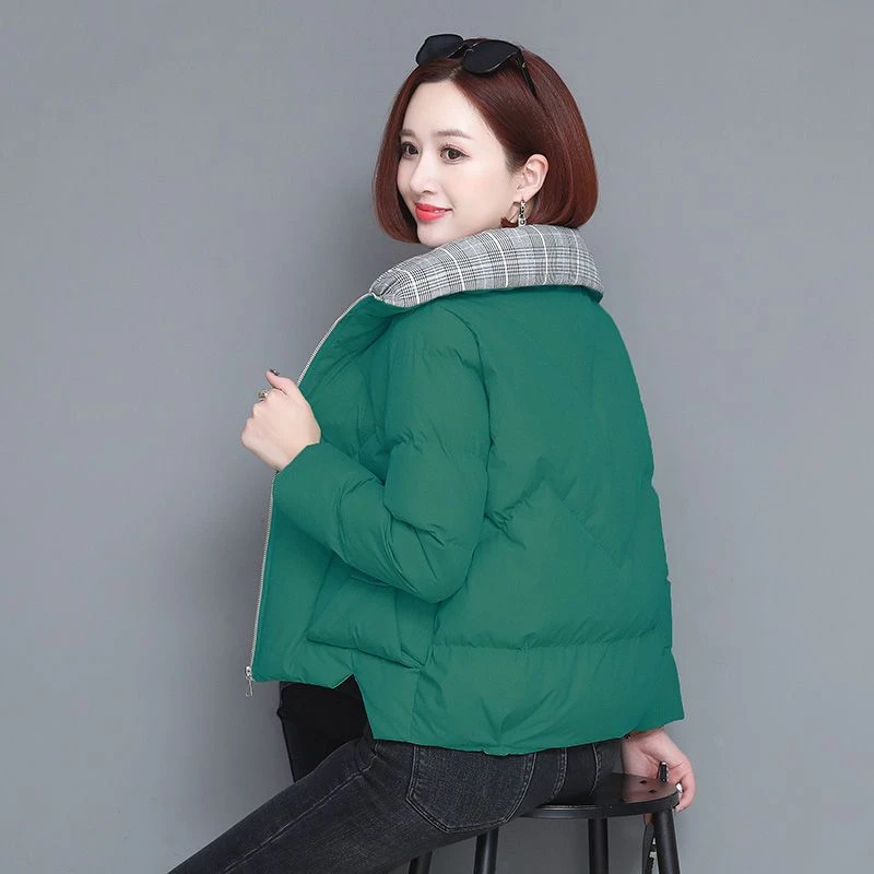 波司豋羽绒服服女短款棉衣2023新款妈妈装轻薄小棉袄立领百搭冬季