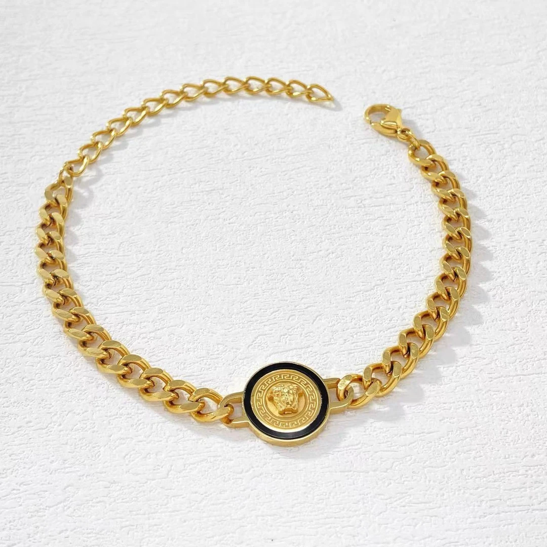 钛钢手链 木木（ZF1646） 20厘米 美杜莎手链