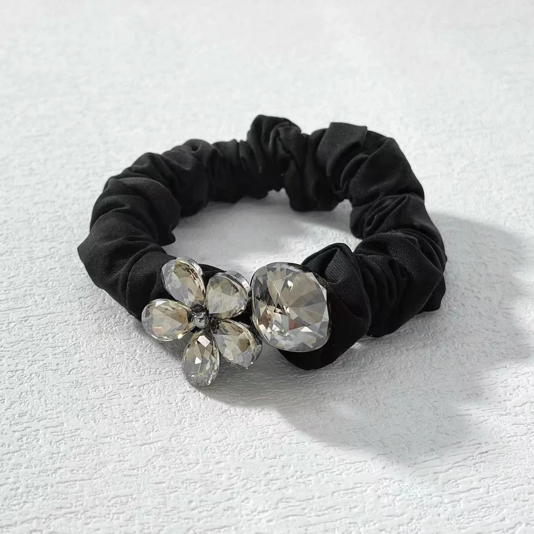 木木（RZ6092） 爆闪花朵方包钻发圈发绳