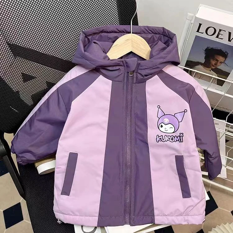 女童春装2024新款外套春秋款儿童衣服韩系童装风衣上衣女宝冲锋衣