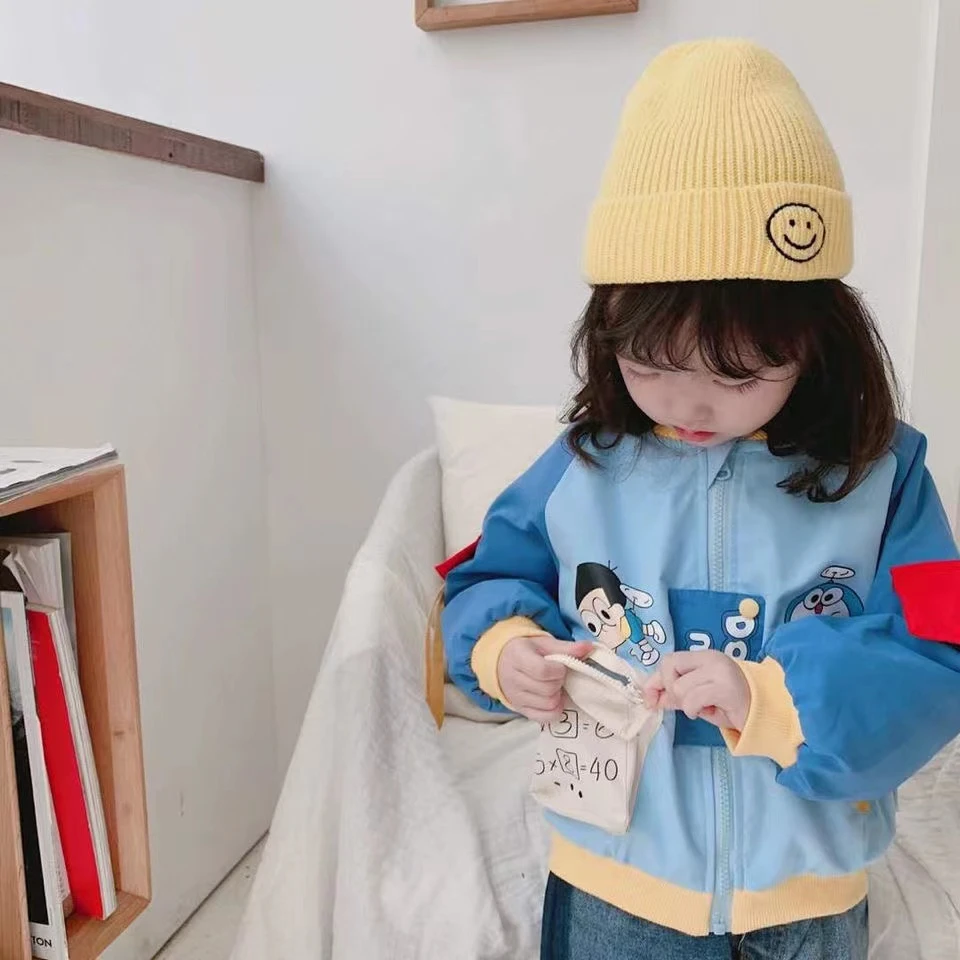 儿童外套春秋装2025新款男女童夹克婴儿秋季上衣宝宝棒球服洋气潮