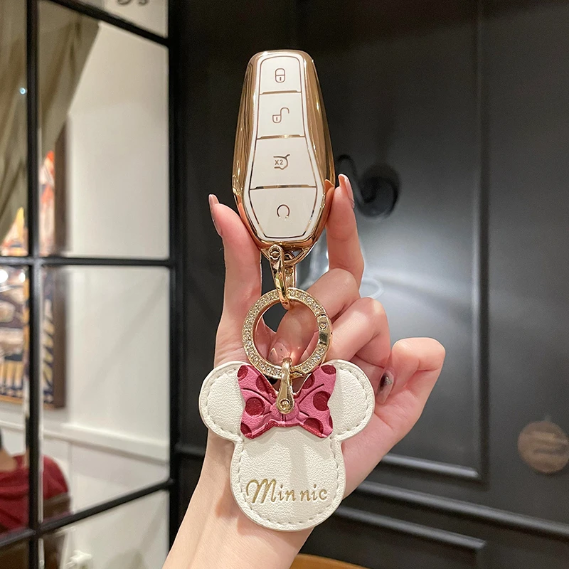 比亚迪钥匙套海豚宋秦pulsdmi元汉pro唐ev海豹驱逐舰05车壳包扣女