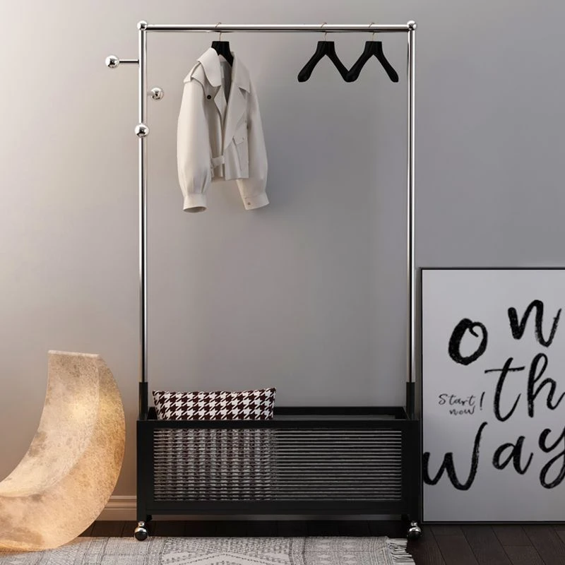 【新款】【促销】顾佳好莉仕轻奢衣架落地卧室晾挂衣架移动高级隔