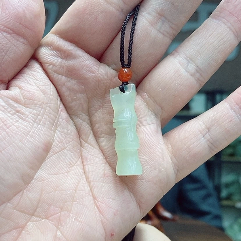【闪购商品】蛇纹石玉颈饰竹节任选其一未镶嵌