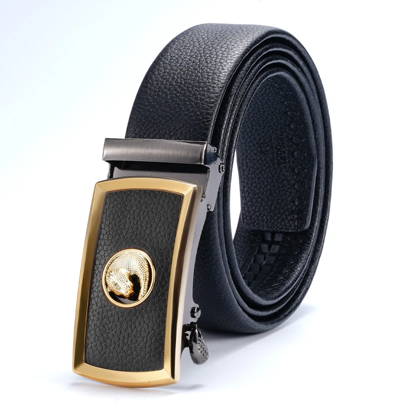 男士精美自动扣腰带（店铺福利）