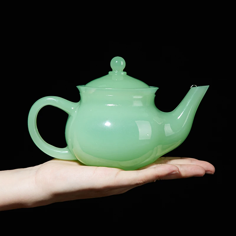 甄选琉璃茶壶纯手工办公室大容量泡茶壶单壶简约复古功夫泡茶器