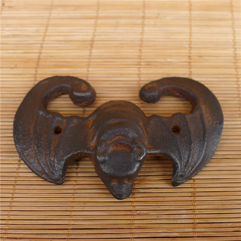 复古铁制蝙蝠摆件 手工工艺 包浆效果 老式造型 家居陈设饰件