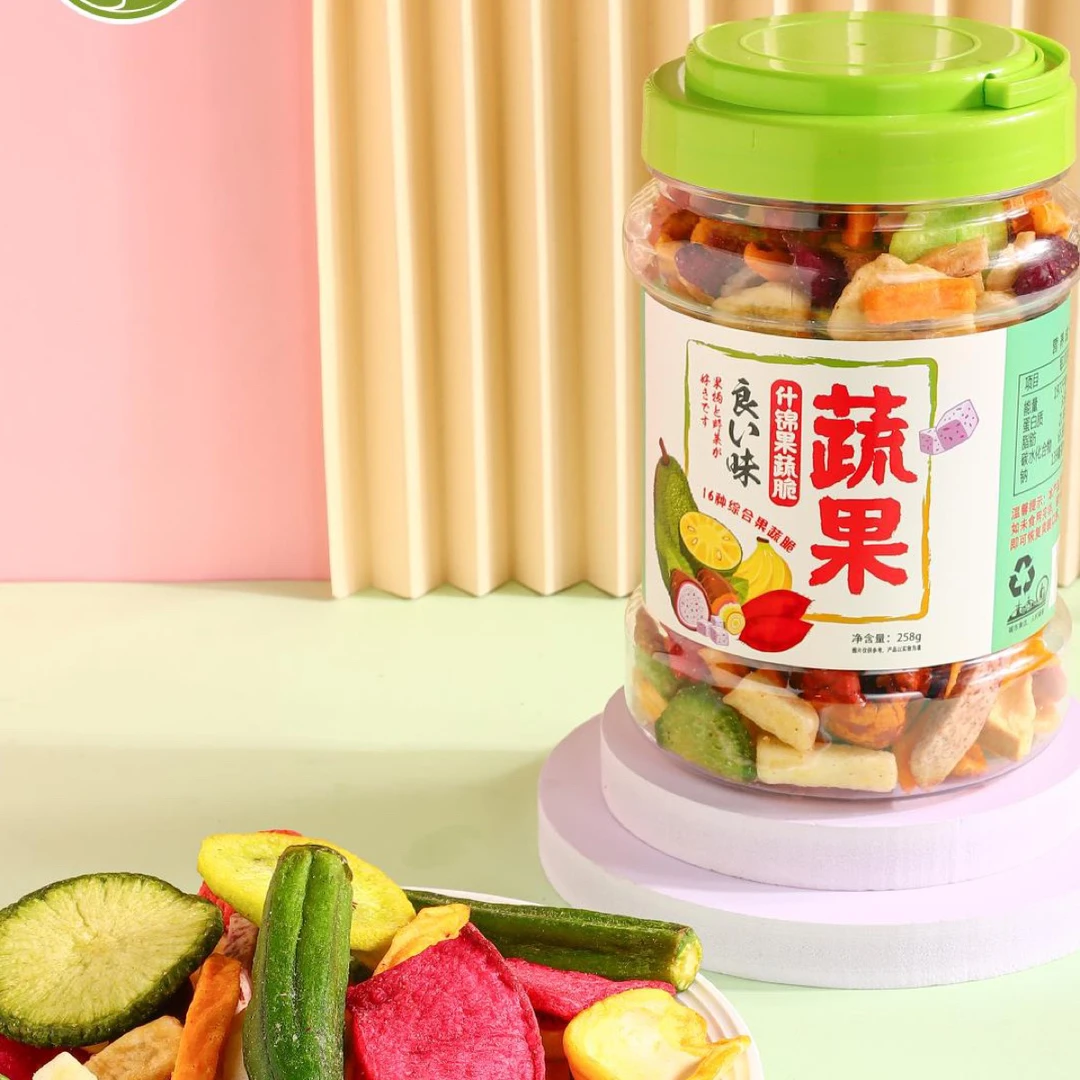 综合果蔬脆什锦脆片混合果蔬干脱水水果蔬菜干孕妇小孩零食香菇脆