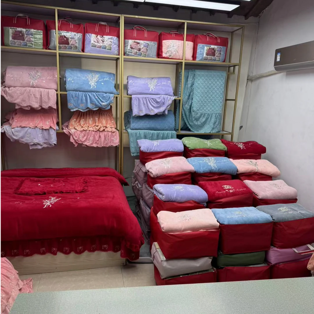 （孤品）单件套简约有机氧绒加大加厚床品套件