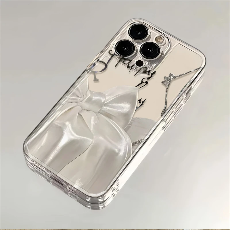 蝴蝶结iPhone14promax苹果13手机壳简约12/xsmax高级感15pro/1/XR