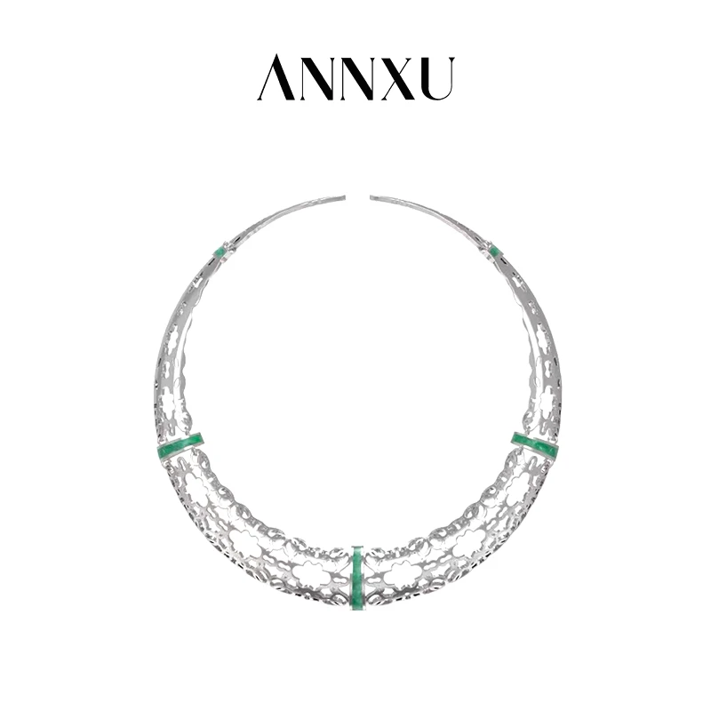 ANNXU 铜合金项链 ANNXUxYUN芸 苏式园林系列漏窗项圈