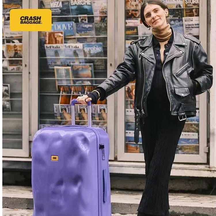Crash Baggage拉杆箱登机箱破损旅行箱万向轮轻便行李箱女男耐用