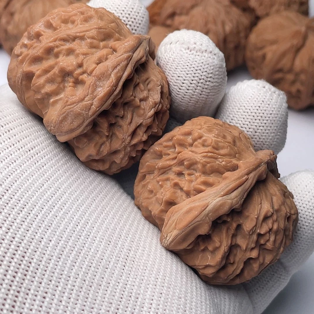 白狮子左右逢源精品核桃