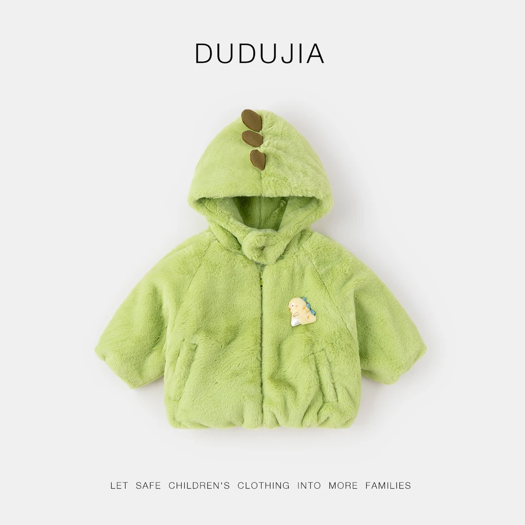 【现货】嘟嘟家儿童加绒外套冬款宝宝卡通锁温外套DSC583DWT523