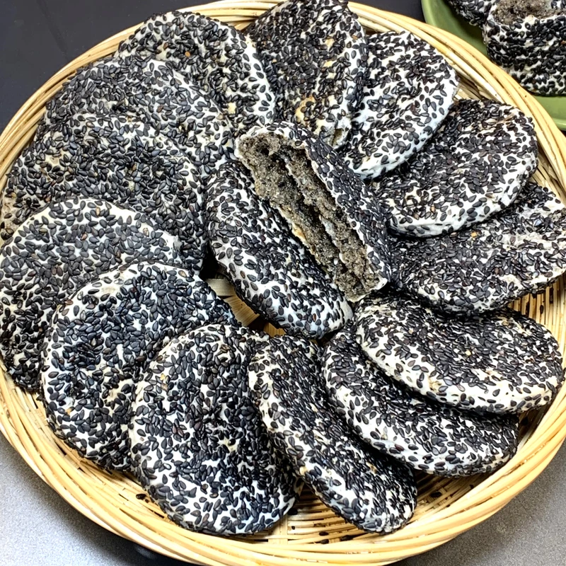 【20个装】广西灵山特产芝麻饼烧饼家乡特产香甜酥脆老式传统零食