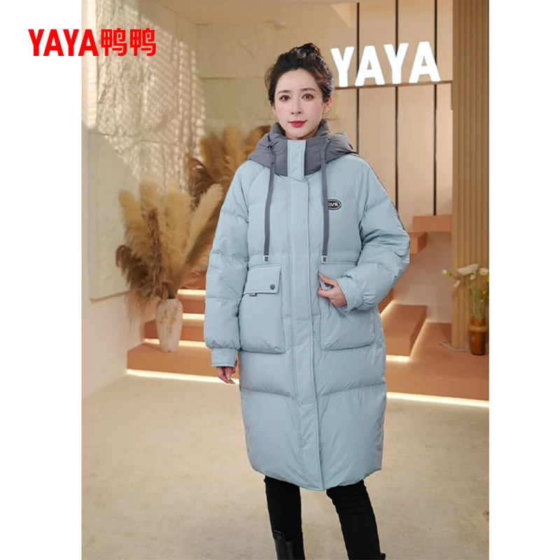 YAYA/鸭鸭24年设计师新款时尚休闲百搭保暖鸭绒羽绒服24Y082