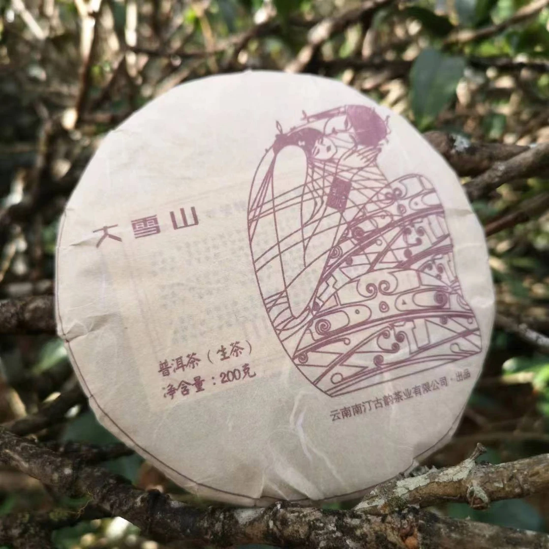 大雪山（2022年春） 200克茶饼普洱茶（生茶）