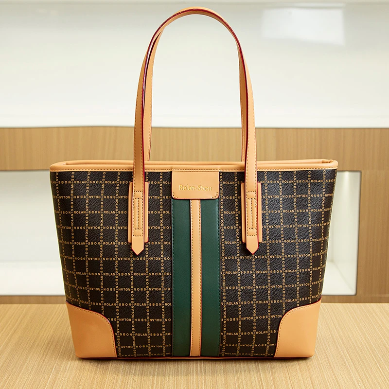 托特包2025新款轻奢女包百搭高级妈咪包大容量时尚复古通勤单肩包