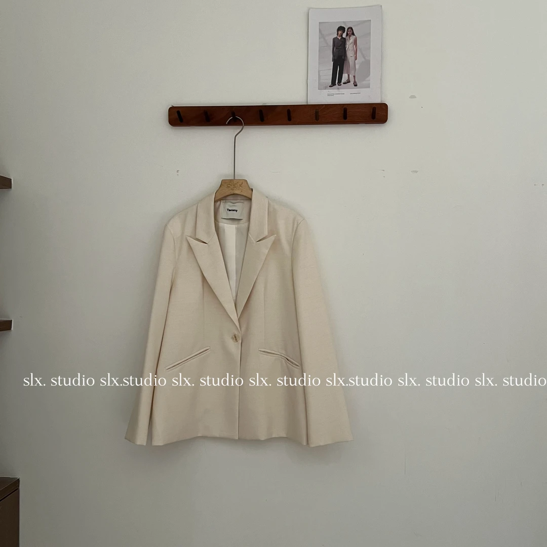 slx@ 韩系翻领西装外套 32309