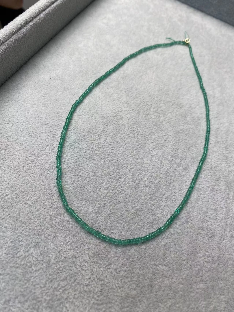 祖母绿圆珠珠项链 多样式发货