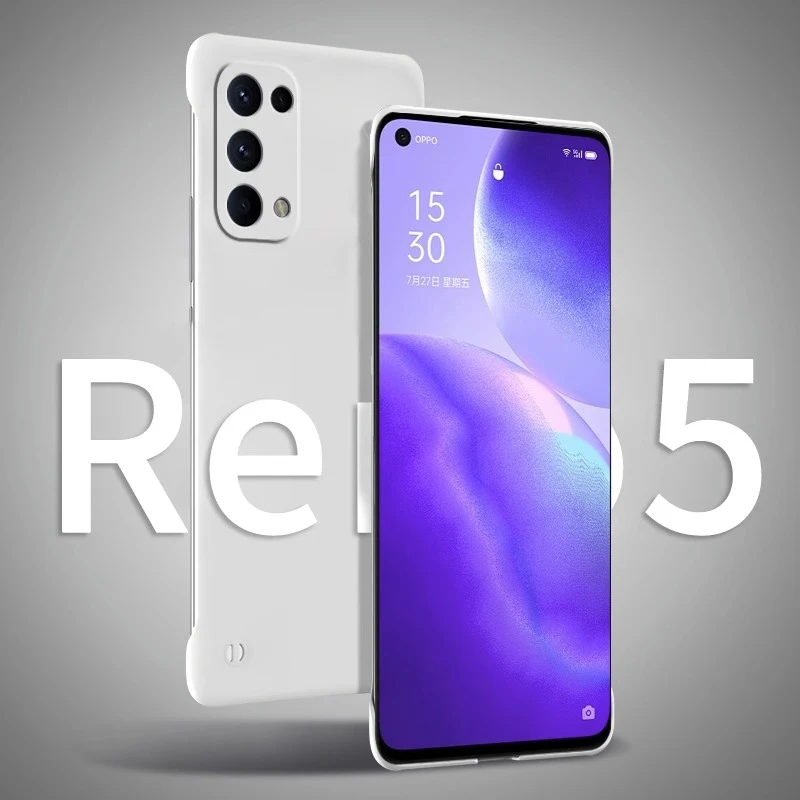 适用于OPPO Reno5K无边框壳全包防摔纤薄散热设计超薄硬壳