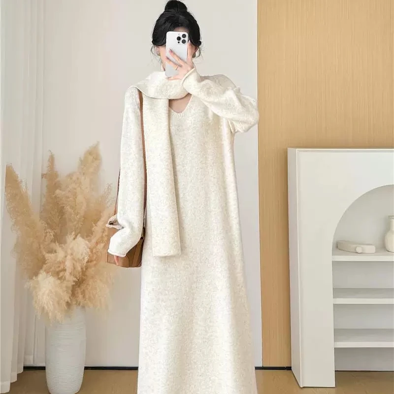 801-850  秋冬新款时尚针织连衣裙