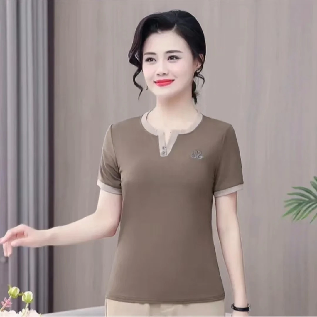 JY22【断码】女士气质短袖