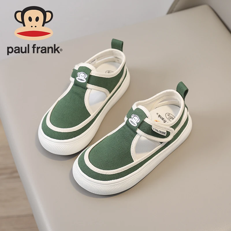 大嘴猴儿童凉鞋女孩2024夏季女童凉鞋透气软底校园休闲鞋百搭童鞋