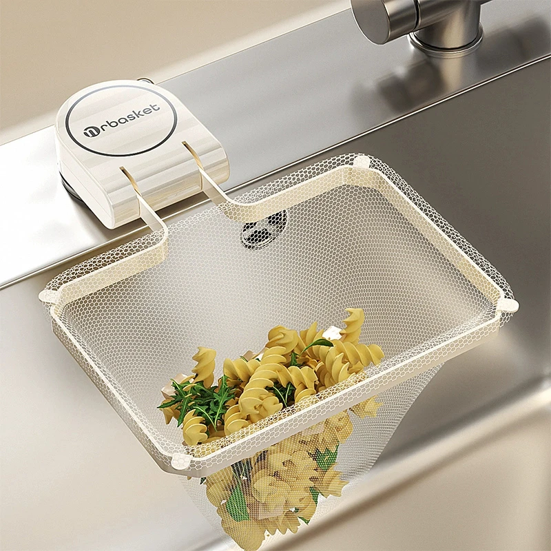 Howsentrip吸盘式厨房水槽过滤网洗碗池剩饭剩菜防堵漏网沥水网架
