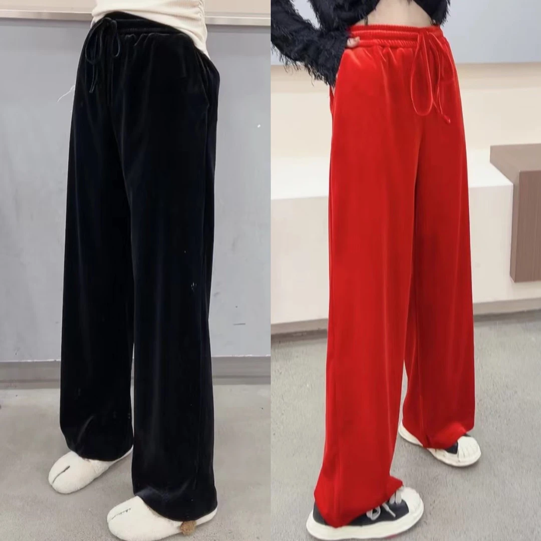 欣大码休闲阔腿裤加肥加大