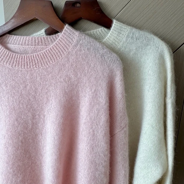 Tsuen荃壹 “奶霜软糯衫”高品咩咩绒长袖毛衣