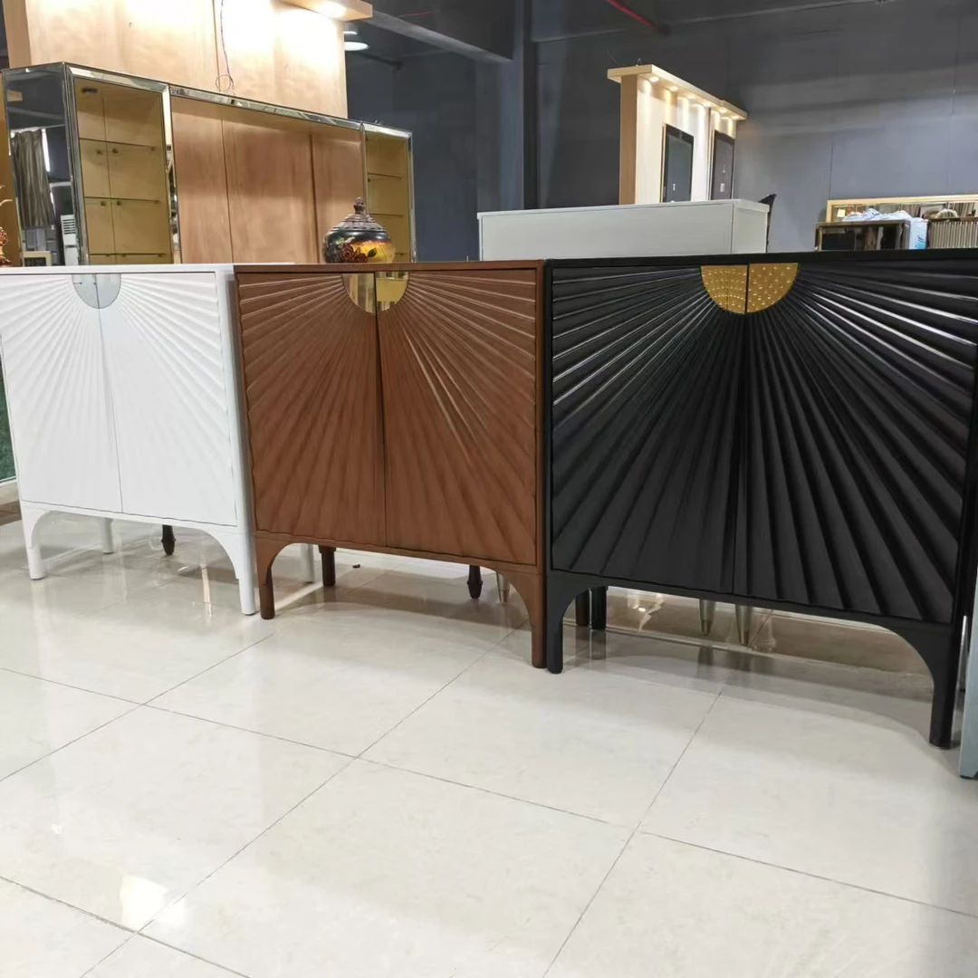 意式立体浮雕双门柜鞋柜餐边柜玄关柜大容量